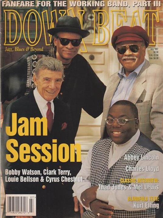   Down Beat luglio 1997 - copertina