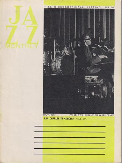   Jazz monthly - july 1963 - copertina