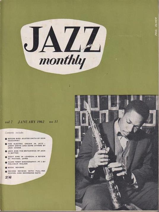   Jazz monthly - january 1962 - copertina