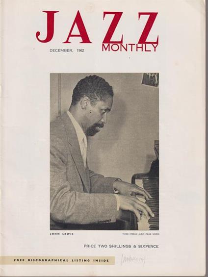   Jazz monthly - december 1962 - copertina