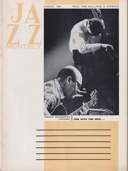   Jazz monthly - august 1964 - copertina