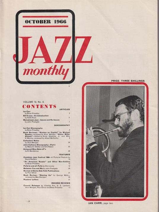   Jazz monthly - october 1966 - copertina