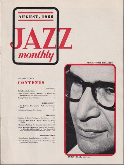   Jazz monthly - august 1966 - copertina