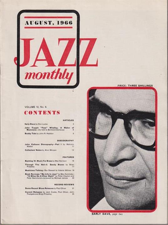   Jazz monthly - august 1966 - copertina
