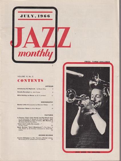   Jazz monthly - july 1966 - copertina