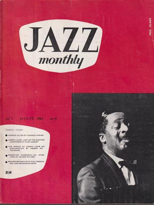   Jazz monthly - august 1961 - copertina