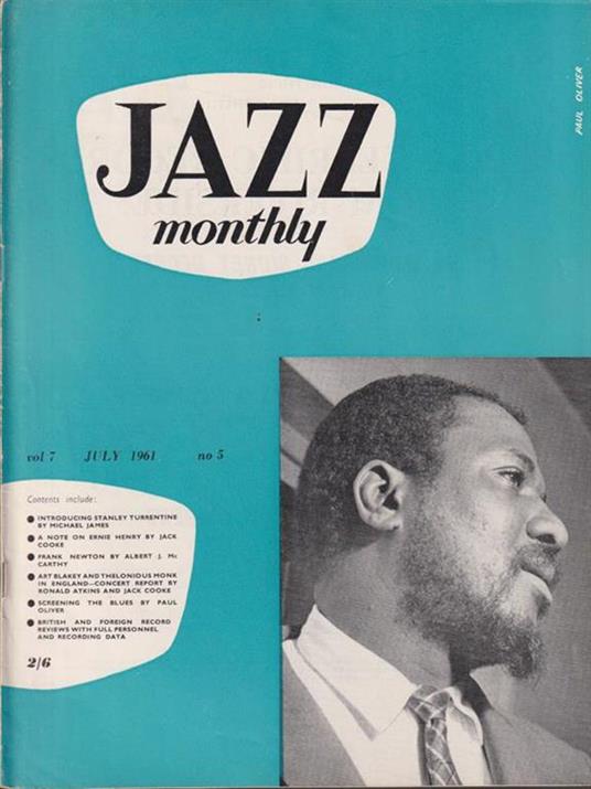   Jazz monthly - july 1961 - copertina