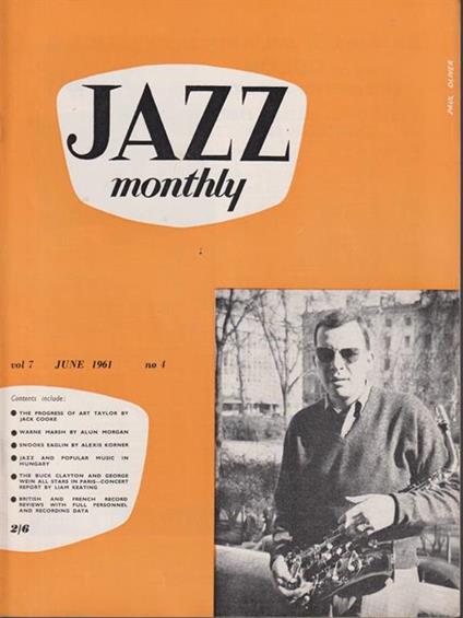   Jazz monthly - june 1961 - copertina