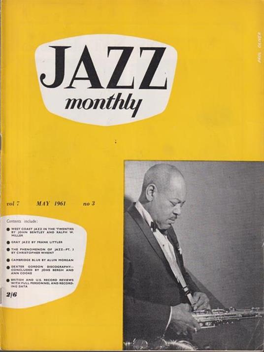   Jazz monthly - may 1961 - copertina