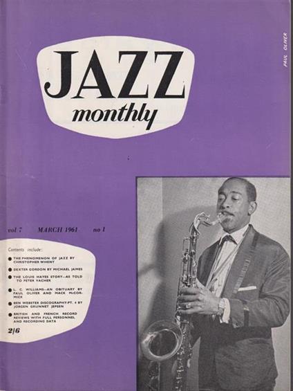   Jazz monthly - march 1961 - copertina