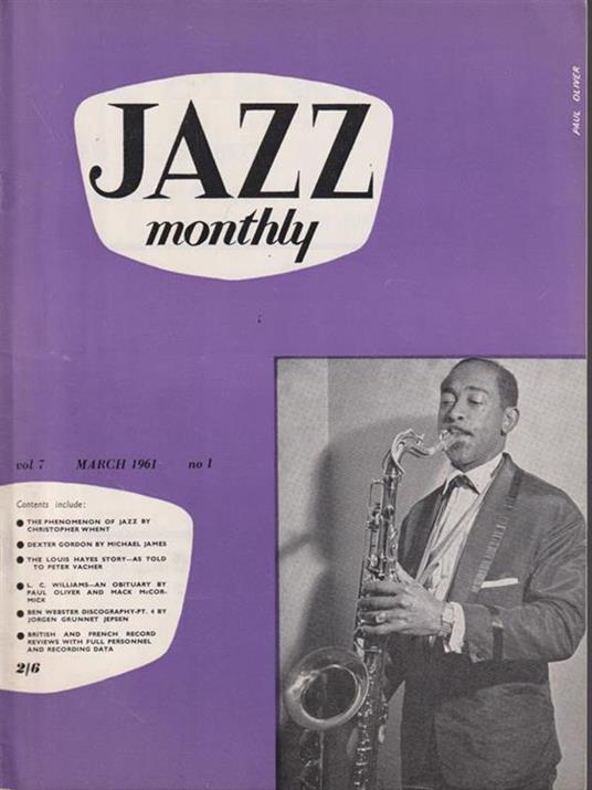   Jazz monthly - march 1961 - copertina