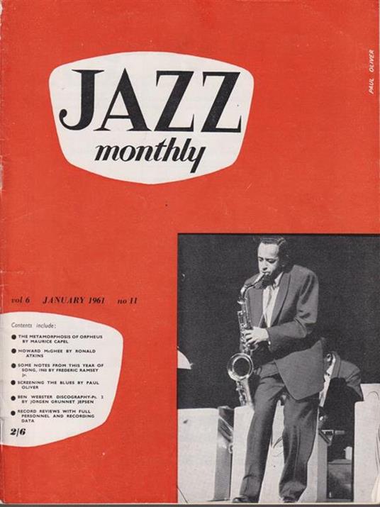   Jazz monthly - january 1961 - copertina