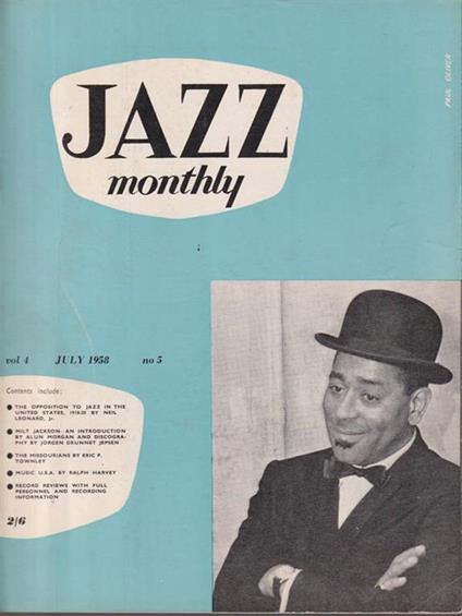   Jazz monthly - july 1958 - copertina