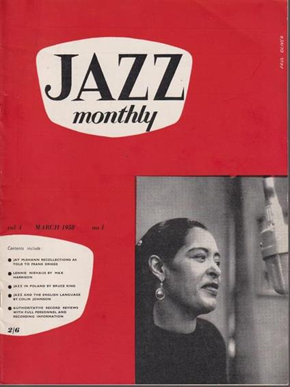   Jazz monthly - march 1958 - copertina