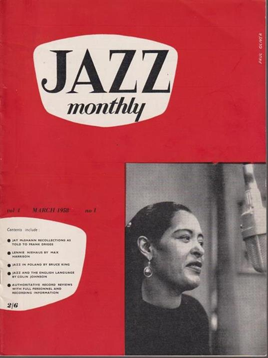   Jazz monthly - march 1958 - copertina