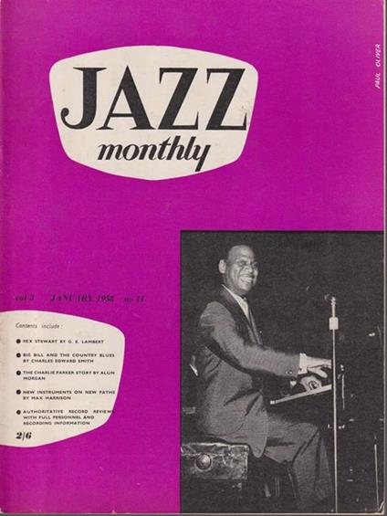   Jazz monthly - january 1958 - copertina