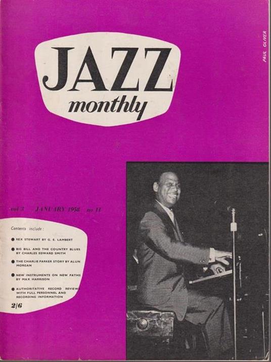   Jazz monthly - january 1958 - copertina
