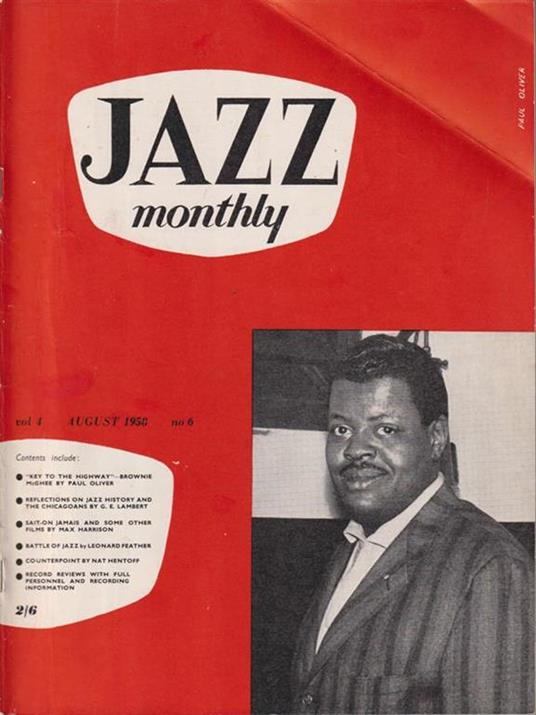   Jazz monthly - august 1958 - copertina