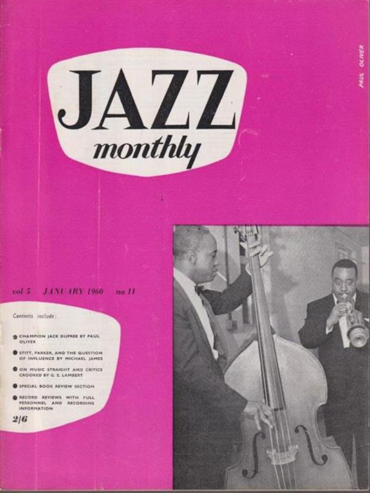   Jazz monthly - january 1960 - copertina