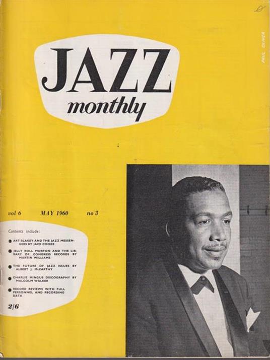   Jazz monthly - may 1960 - copertina