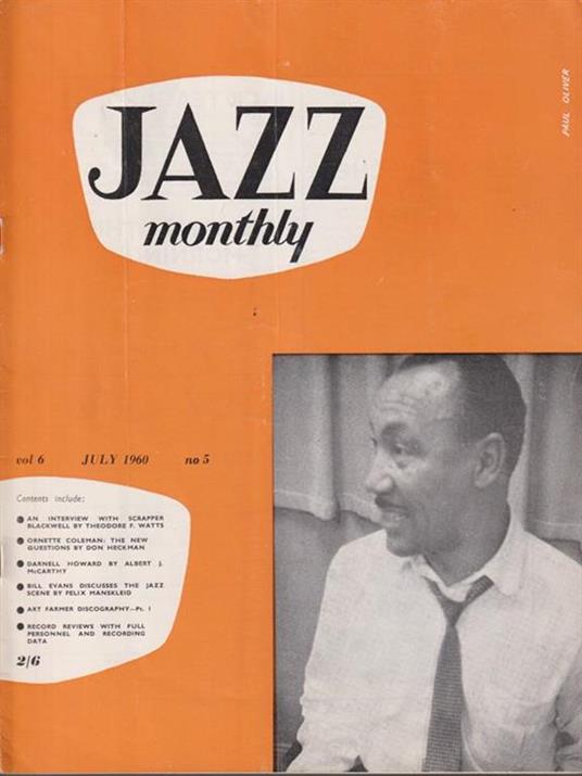   Jazz monthly - july 1960 - copertina