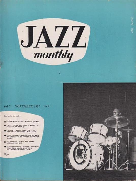   Jazz monthly - november 1957 - copertina