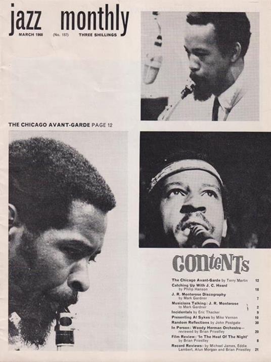   Jazz Monthly Marzo 1968 n. 157 - copertina