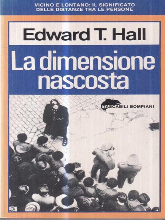 La dimensione nascosta - Edward T. Hall - copertina