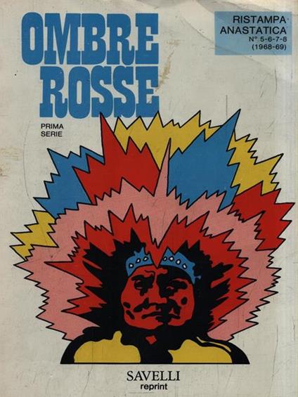   Ombre rosse. Prima serie (Ristampa anastatica numeri 5/6/7/8 1968-69) - copertina