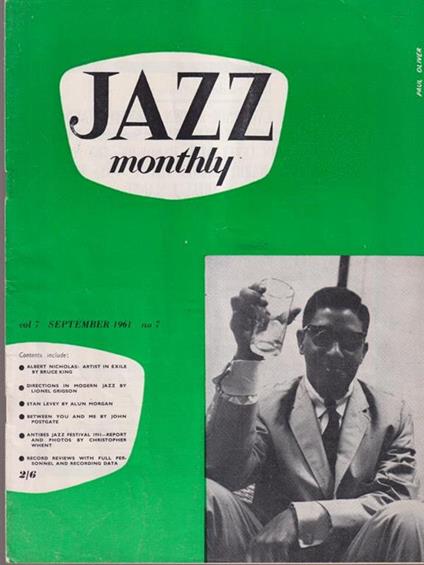   Jazz Monthly Settembre 1961 n. 7 - copertina