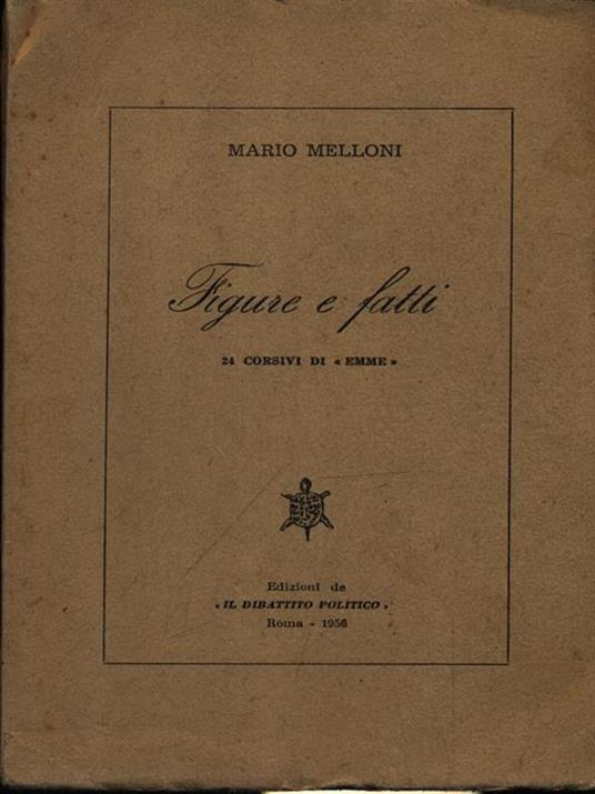 Figure e fatti - Mario Melloni - copertina