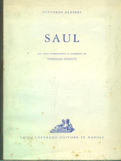   Saul - Vittorio Alfieri - copertina