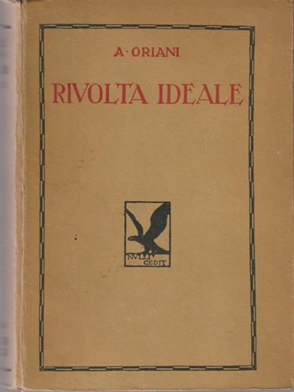   Rivolta ideale - Alfredo Oriani - copertina