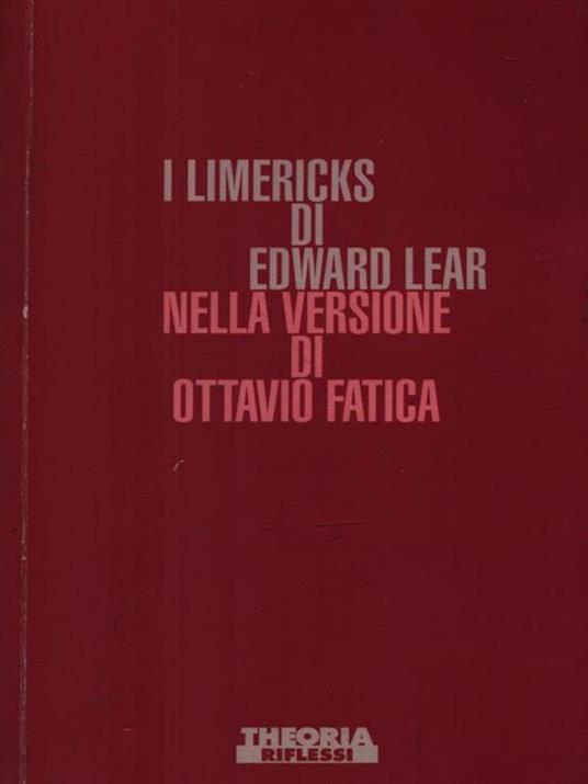 I limericks di Edward Lear nella versione di Ottavio Fatica - copertina