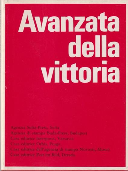   Avanzata della vittoria - copertina