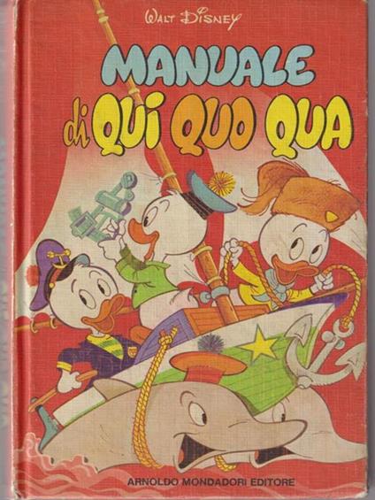   Manuale di Qui Quo Qua - Walt Disney - copertina