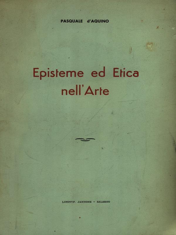 Epistenie ed etica nell'arte