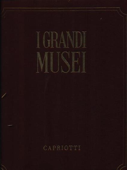 I grandi musei vol. 1 - copertina