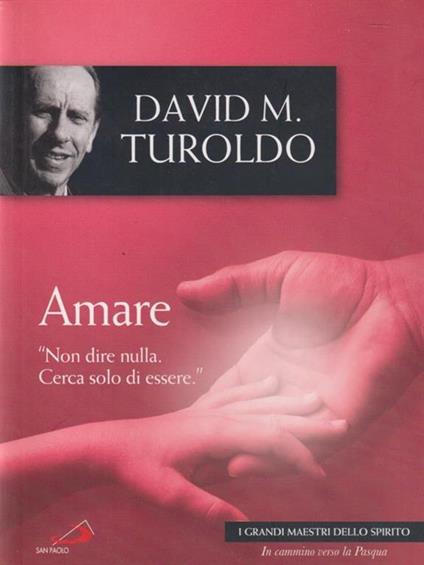 Amare - David Turoldo - copertina