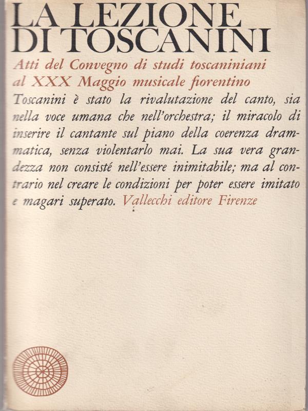 La lezione di Toscanini