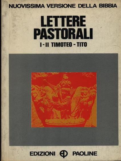   Lettere pastorali I-II Timoteo - Tito - Settimio Cipriani - copertina