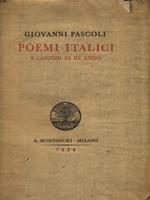   Poemi italici e canzoni di Re Enzio