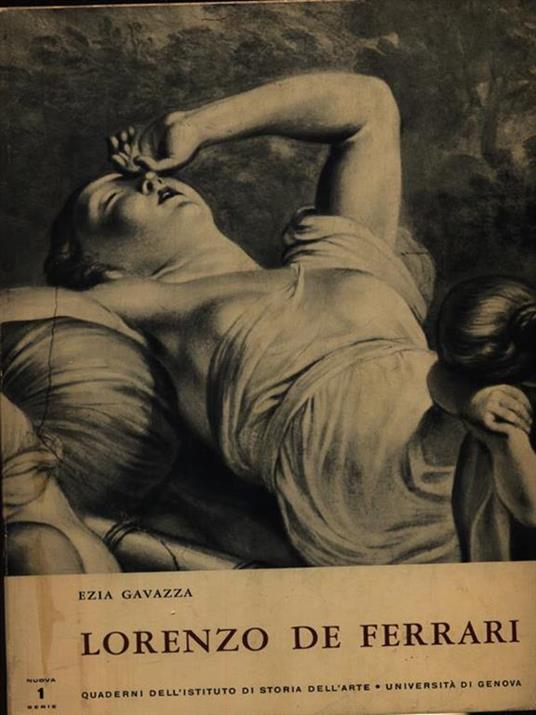   Lorenzo De Ferrari - Ezia Gavazza - copertina