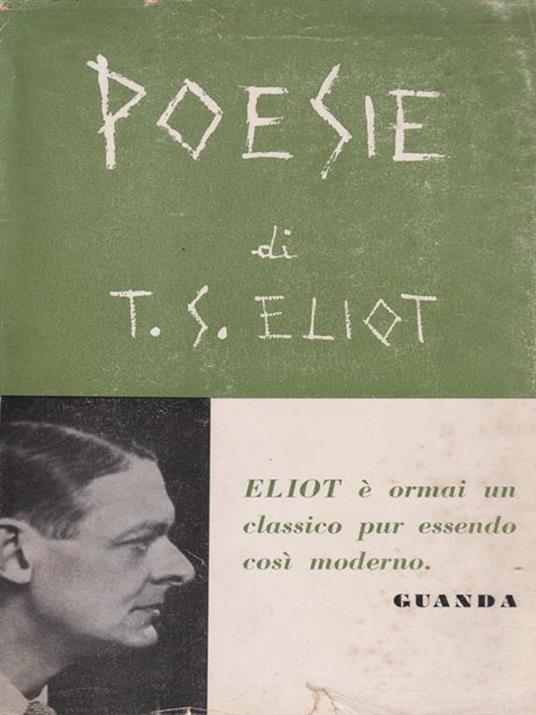   Poesie - Thomas S. Elliot - copertina