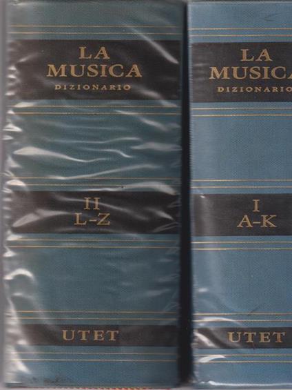 La musica Dizionario 2 vv - G.M. Gatti - copertina