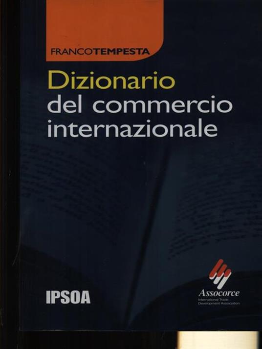 Dizionario del commercio internazionale - Franco Tempesta - copertina