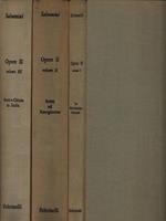   Opere II - Volume I-II-III