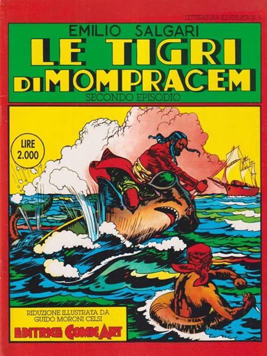 Le tigri di Mompracem - Emilio Salgari - copertina