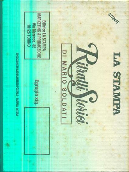   Ritratti Storici - Mario Soldati - copertina