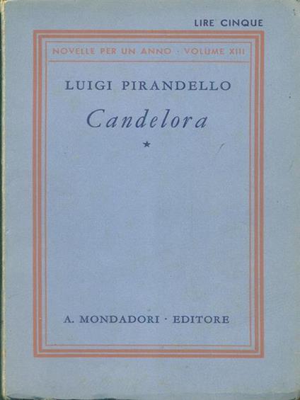   Candelora - Luigi Pirandello - copertina